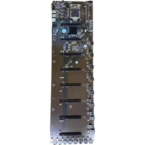 B85 ETH Miner Motherboard CPU Set 8 Video Card Slot DDR3 Memory Integrated VGA Interface Low Power Consumption B85 ETH Mining