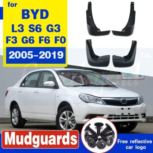 Free shipping Auto Car fender auto mudflaps special car fender mud guard song tang yuan BYD L3 S6 G3 F3 G6 F6 F0