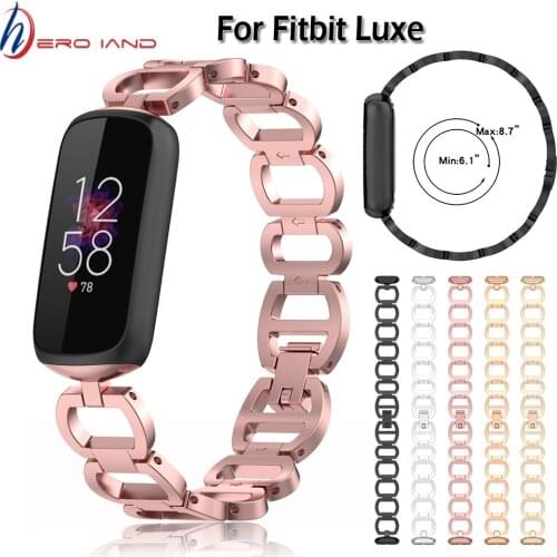 Wrist Strap For Fitbit Luxe Bracelet Smart Band Metal Watch Band For Fitbit luxe Special Edition Bracelets Belt Correa