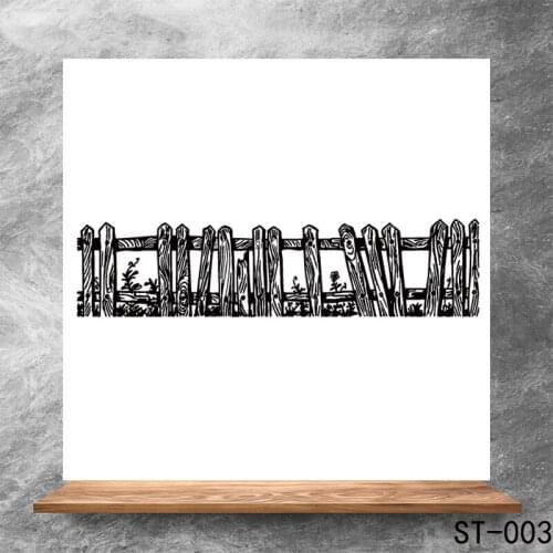 Wood fence Transparent Clear Stamps DIY Scrapbooking Album Card Making DIY Decoration Making Embossing Stencil