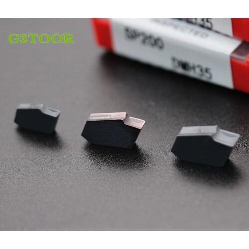 10PCS SP200 SP300 SP400 GMH35 CNC Lathe Groove Tool Holder Carbide Inserts slotting blade Cutter for Stainless Steel