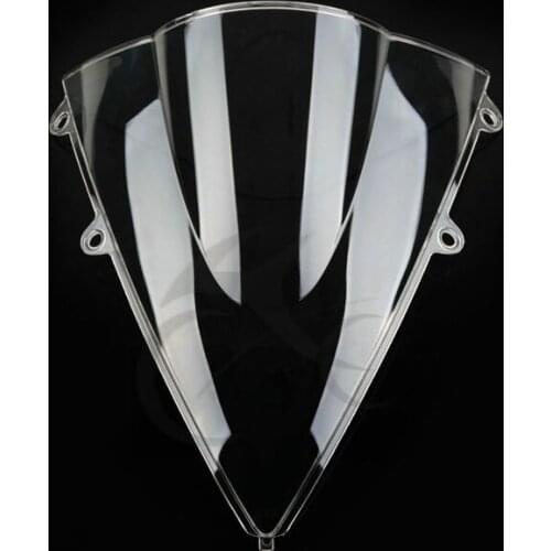Dual Bubble PMMA Clear Windshield WindScreen For Honda CBR1000RR 2012-2013
