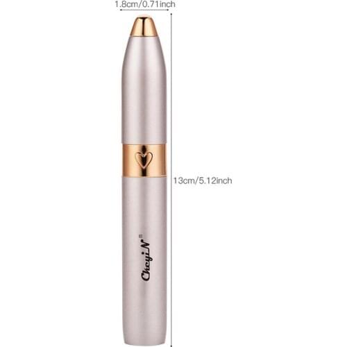 Sweettreats Electric Eyebrow Trimmer Women Shaver LED USB Rechargeable Facial Hair Remover Epilator Eyebrow Razors Makeup Tool