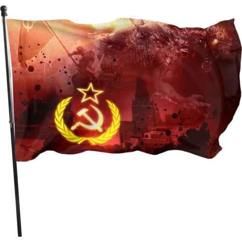 90x150cm Red CCCP Union of Soviet Socialist Republics USSR Flag