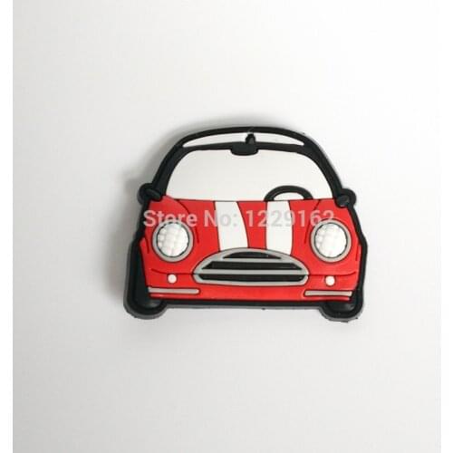 Hot sale!!! Cartoon Car fridge magnets whiteboard sticker Vehicle Silicon Gel Refrigerator Magnets Educational Kids gift