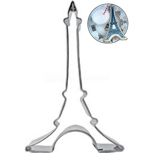 Eiffel Tower Metal Fruit Biscuit Molds Styling Tools Cake Mould Cake Decorating Mold Vegetable Cutters DIY Baking Tools