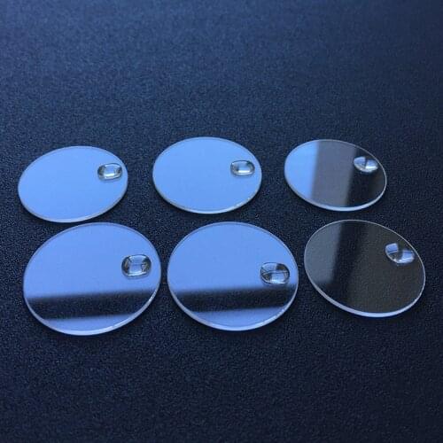Flat Sapphire glass with date window calendar 1.2mm thick 29-32mm dia watch crystal lens parts China Factory custom-made