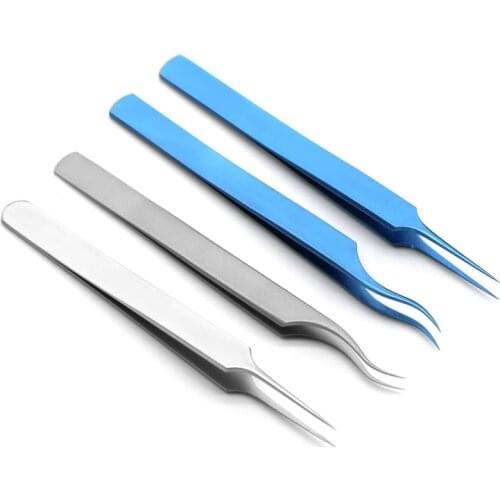 Hair transplanting forceps straight pointed elbow planting forceps plastic hair transplant