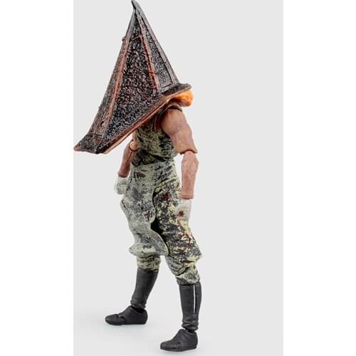 Silent Hill Figma Pyramid Head Red Pyramid Thing PVC Action Figure Model Toy