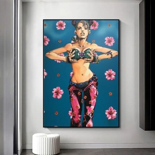 Dance Flower Sexy Aesthetics Girl Posters Prints Living Room Mural Picture on Wall Art Canvas Painting Home Artwork Decoration