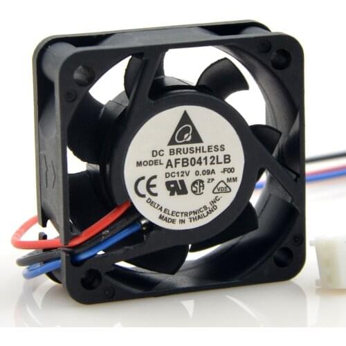 FOR DELTA AFB0412LB 4015 12V 0.09A three-wire speed measuring CPU supermute fan