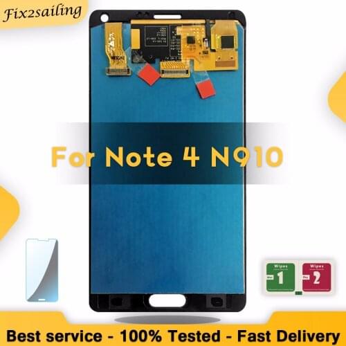 LCD Display For Samsung Galaxy Note 4 LCD Note4 N910 N910C N910F N910A Touch Screen Digitizer Replacement Parts Assembly