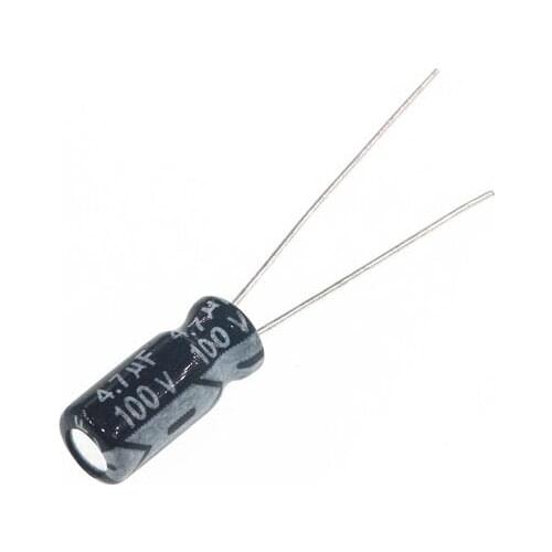 100v4.7uf 50v 4x5 4x7 5x11 DIP SMD SMD aluminum electrolytic capacitor 100V 4.7UF 100V4.7UF volume 6*5MM