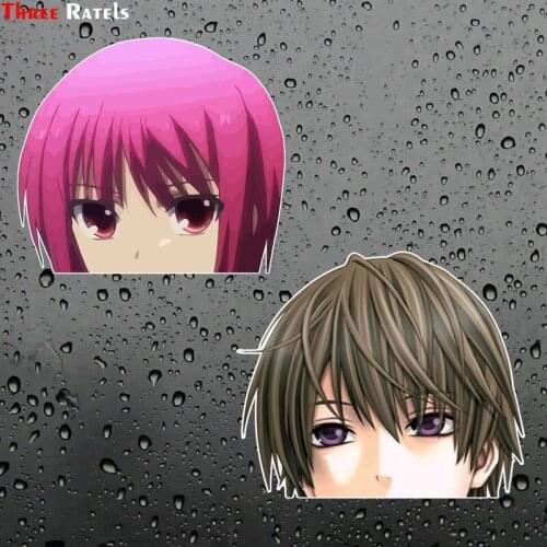 Three Ratels FC44 3D Rosario Rouge Titan Iwasawa Masami PK Peeking Anime Car Sticker Vinyl Decal For Truck Kids Room Wall