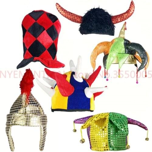 Hat Fancy Dress Party Costume Cap Party Decor for Kids Adult Dress Up Party Halloween Costume Head Accessory TOP Hat 50PCS