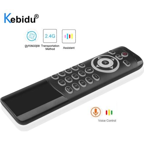 MT1 Wireless Fly Air Mouse 2.4G Smart Voice Remote Control Backlit Gyro For X96 Mini H96 MAX X2 CUBE Android TV Box VS G20S G30
