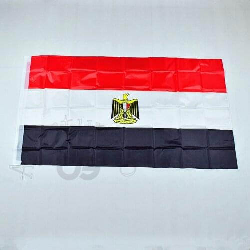 Egypt 90*150cm Egyptian flag Banner 3x5 Foot national flag for meet,Parade,party.Hanging,decoration