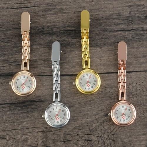 Quartz Watches Gifts Nurse Gift Pocket Watch Creative Nurse Watch Stylish Quartz Watch Simple Clip Buckle Hanging Watch