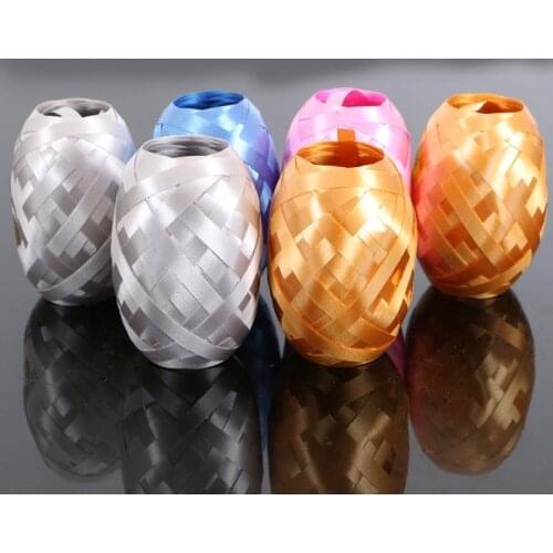 10M Party Decoration Ribbon Gold Silver Blue Pink Ribbon Birthday Party Decoration Wedding Atmosphere Supplies