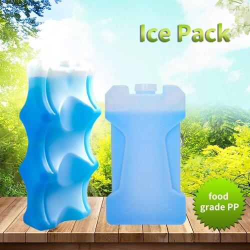 Hot 380ml/650ml Gel Freezer Ice Blocks Reusable Cool Cooler Pack Bag Water Injection Picnic Travel Lunch Box Fresh Food Storage