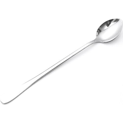 Spoon Long Handle Stainless Steel Teaspoons Creative For Ice Cream Coffee Soup Tea Cocktail AUG889