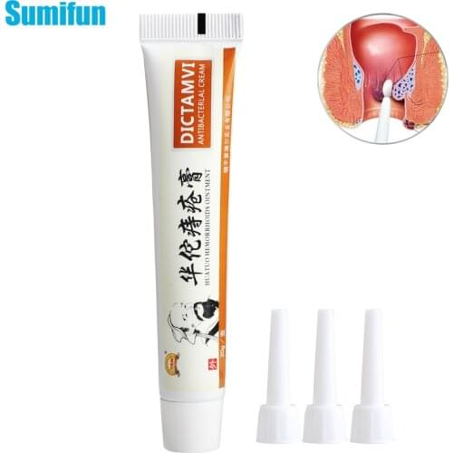 20g Hemorrhoid Ointment Treatment Internal And External Piles Anal Fissure Shedding Bleeding Pain Relief Cream Herbal Plaster