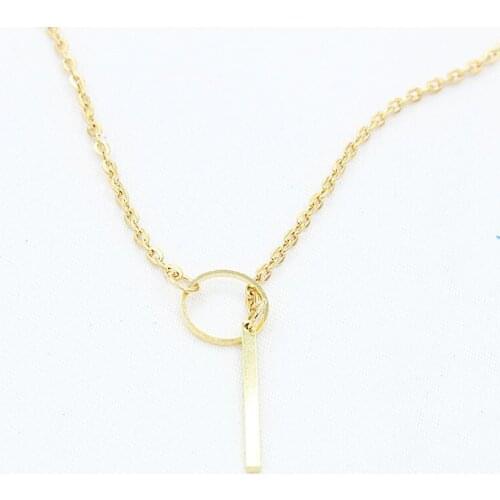 Fashion Metal Geometry Short Necklace for Women Vintage Party Jewelry Gift