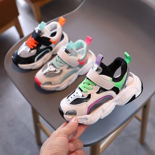 New Kids' Sandals Girls' Fashion Sports Shoes Boys' Color Matching Daddy Sandals Casual Beach Shoes