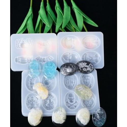 New transparent silicone mold cartoon animal Charms For DIY pendant jewelry silicone mold