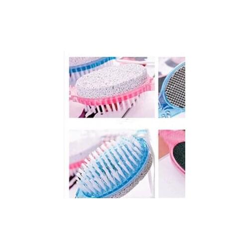 Foot File Pedicure A Combination of 4'ü Set Pumice stone Heel Peelers Nail Brush File