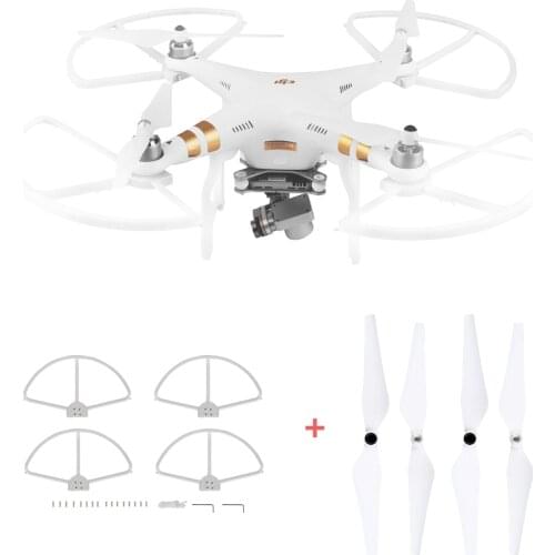 Props Guard 9450 Propeller for Phantom 3 Standard Professional Advanced SE 4pcs Protector Ring Quick Release Blade Propellers