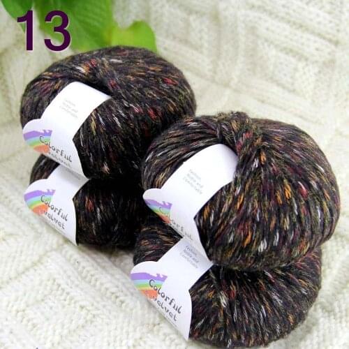 Sale 4SkeinsX50gr Luxury Soft MOHAIR Colorful Shawls Hand Knit Crochet Yarn Colorful Graphite 824-13-4