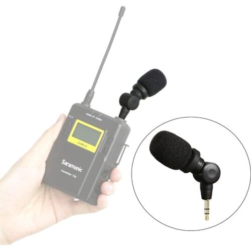 Saramonic SR-XM1 3.5mm TRS Microphone plug and play Mic for DSLR Cameras, Camcorders, CaMixer,SmartMixer,SmartRig+ and UWMIC9/10