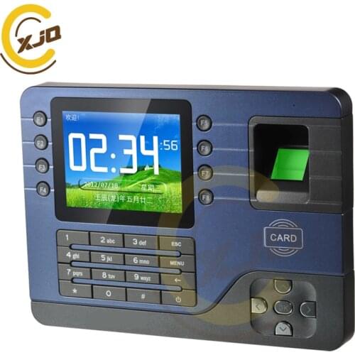 XJQ 3.2 inch TFT Color Screen Fingerprint Time Attendance With TCP/IP, Fingerprint + RFID Card + Mifare Card + Password
