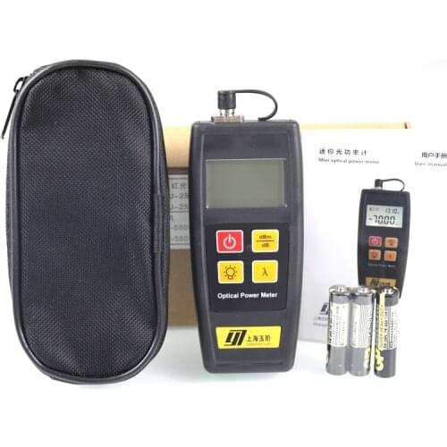 YOUYSI Mini Optical Power Meter Tester YJ-350A / C Universal Interface FC / SC / ST Rechargeable Lithium Battery