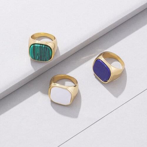 Lost Lady fashion INS Colorful Enamel Ring Temperament Ladies Fashion Ring Light Luxury Alloy Jewelry Wholesale Direct Sales