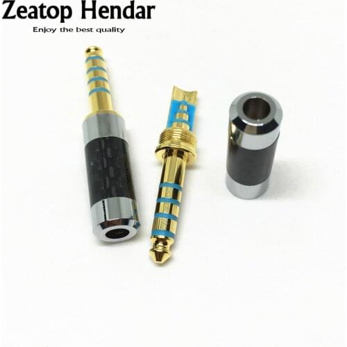 1Pcs New 4.4mm 5 Pole Male Headphone Plug Audio Adapter For Sony PHA-2A TA-ZH1ES NW-WM1Z NW-WM1A AMP Player