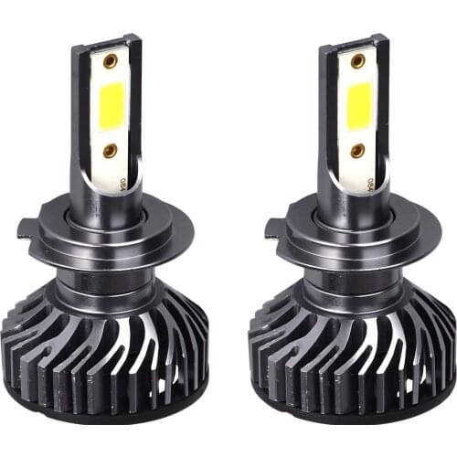 2Pcs Car Headlight Bulbs High Brightness Headlights Conversion Kit Replacement COB LED Bulbs 6500K White