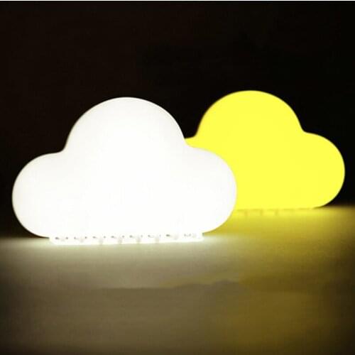 2018 Order Coulds Night Light Wireless Wall Lamps Cloud LED Night Light Luminaria Desk Lamp For Kids Novelty Lighting