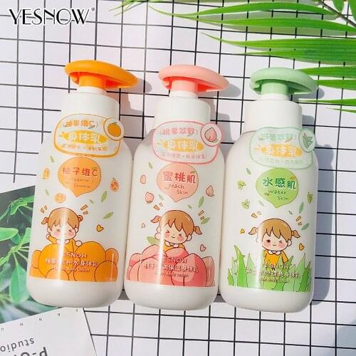 Fruit Aromatic Body Lotion Improve Dry And Rough Skin Nourishing Moisturizing Anti Aging Peach Aloe Grapefruit Body Lotion Care