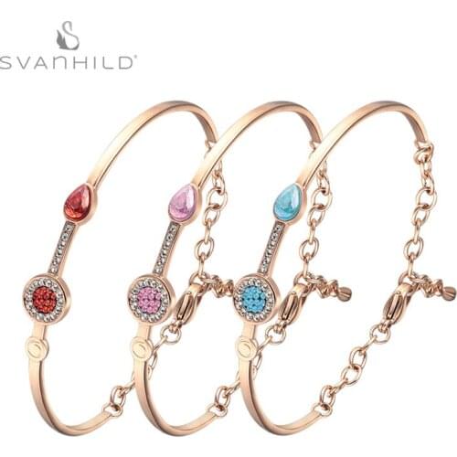 YAM28 Hot selling jewelry womens titanium steel open Bracelet Stainless Steel Bracelet