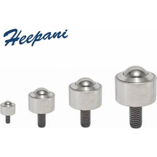 KSM8-FL - KSM45-FL Universal ball transfer unit conveyor roller bearing nylon stainless steel thread stud ball transfer bearing