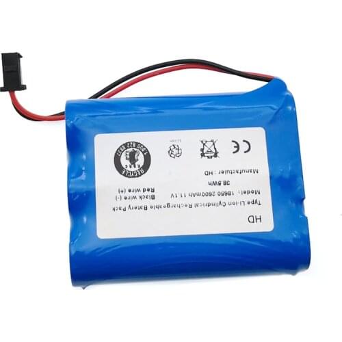 Li-Ion battery 11.1v 2600mah li-ion rechargeble battery for PUPPYOO V-M611A V-M611 M611 robot vacuum cleaner mopping robot