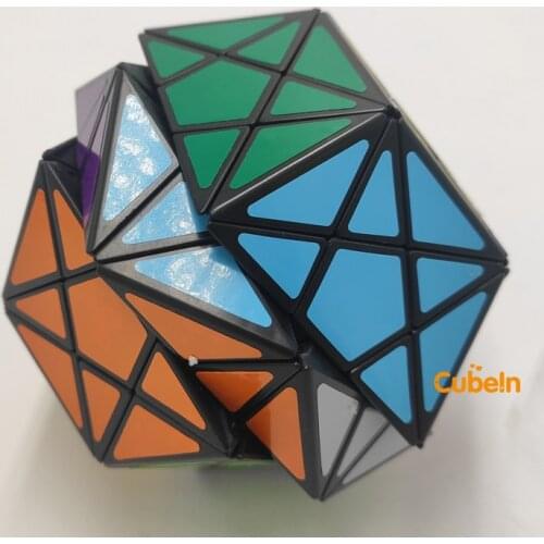 MF8 Petaminx Cubo Magico Black stickers Sticked Drop Shipping