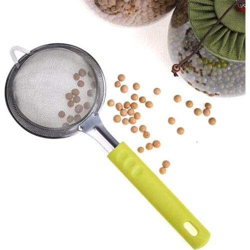 Multi-function Kitchen Accessories Soy Milk Danqing Egg Liquid Filter Hand Held Flour Sieve Egg Scraper Kitchen Tools