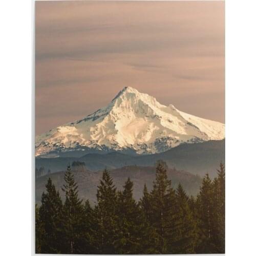 Wall Art Mount Hood Canvas Painting HD Prints Sunset Natural Landscape Pictures Home Decor Living Room Modular Scenery Poster