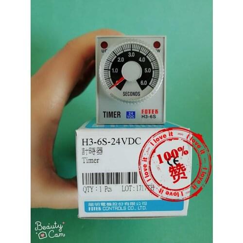 New single-range delay timer H3-6S-24VDC H3 Series 6S