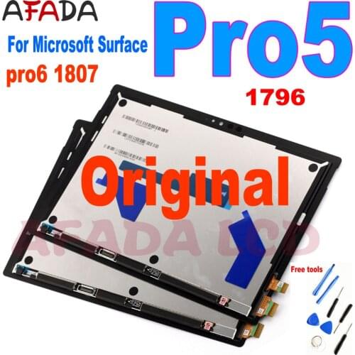 Original Lcd For Microsoft Surface Pro 5 1796 LCD Display Touch Digitizer Assembly LP123WQ1 For Microsoft Surface Pro5 Lcd PRO6