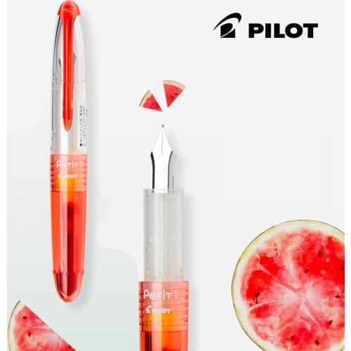 PILOT Vitality Fountain Pen Transparent Mini SPN-20F 8-color Portable Student-specific Changeable Color Ink Sac IRF-10SPN