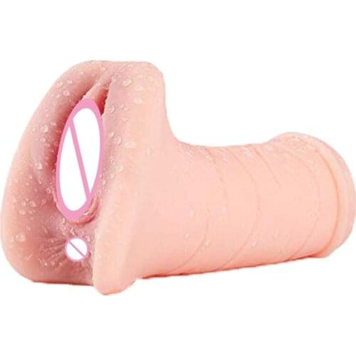 Vagina real pussy toys for men soft silicone mold for male masturbation manual for pleasure masturbation adult toys sex toys